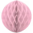 dekoracja honeycomb kula rozowa jasna 20 cm