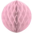 dekoracja honeycomb kula rozowa jasna 40 cm