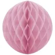 dekoracja honeycomb kula rozowa pudrowa jasna 40 cm