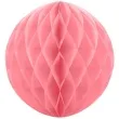 dekoracja honeycomb kula rozowa rumiana 40 cm