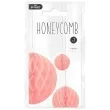 dekoracja honeycomb kula rozowy jasny partypal 10 cm