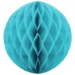 dekoracja honeycomb kula turkusowa 40 cm