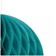 dekoracja honeycomb kula turkusowy ciemny partypal 20 cm