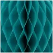 dekoracja honeycomb kula turkusowy ciemny partypal 20 cm