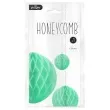 dekoracja honeycomb kula turkusowy partypal 20 cm