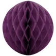 dekoracja honeycomb kula winogornowy ciemny 40 cm