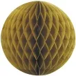 dekoracja honeycomb kula zlota 20 cm