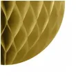 dekoracja honeycomb kula zloty partydeco 10 cm