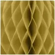 dekoracja honeycomb kula zloty partypal 20 cm