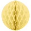 dekoracja honeycomb kula zolta slomkowa 40 cm