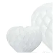 dekoracja honeycomb serca bialy godan 3 szt