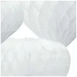 dekoracja honeycomb serca bialy godan 3 szt