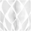 dekoracja honeycomb serce biala folat 30 cm