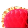 dekoracja honeycomb serce czerwona 45 cm funny fashion