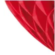 dekoracja honeycomb serce czerwona folat 30 cm