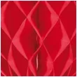 dekoracja honeycomb serce czerwona folat 30 cm