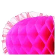 dekoracja honeycomb serce fuksja 45 cm funny fashion