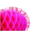 dekoracja honeycomb serce fuksja 45 cm funny fashion