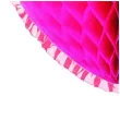 dekoracja honeycomb serce fuksja 45 cm funny fashion