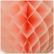 dekoracja honeycomb serce lososiowa 45 cm funny fashion