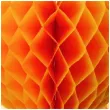 dekoracja honeycomb serce pomaranczowa 45 cm funny fashion