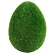 dekoracja jajko pokryte mchem zielony arpex 15 cm