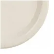 dekoracja jednorazowa zastawa stolowa talerzyki papierowe monokolor bezowy 23 cm 6 szt