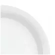 dekoracja jednorazowa zastawa stolowa talerzyki papierowe monokolor bialy 18 cm 6 szt