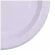 dekoracja jednorazowa zastawa stolowa talerzyki papierowe monokolor lawendowe 23 cm 6 szt