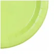 dekoracja jednorazowa zastawa stolowa talerzyki papierowe monokolor zielone jasne 18 cm 6 szt