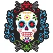 dekoracja kartonowa day of the dead amscan 26 cm