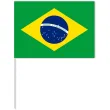 dekoracja kartonowa flaga na patyczku brazylia 40 cm