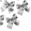 dekoracja kokardki prezentowe srebrne arpex 14 szt