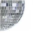 dekoracja kula dyskotekowa disco srebrny partydeco 40 cm
