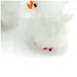dekoracja kurczaki biale 5 cm aliga 3 szt