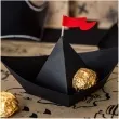 dekoracja lodki piraci czarny partydeco 6 szt