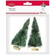 dekoracja male choinki zielone titanum 10 cm 2 szt