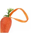 dekoracja marchewki duze oranz brokatowy arpex 3 szt