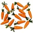 dekoracja marchewki male oranz brokatowy arpex 15 szt