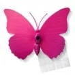 dekoracja motyl 3d rozowy dekoracje polska 12 szt