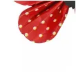 dekoracja motyle papierowe w grochy czerwone titanum 4 5 cm 3 szt