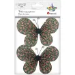 dekoracja motyle papierowe z rozami czarne titanum 4 5 cm 2 szt