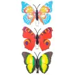 dekoracja motyle z klipsem mix 7 5 cm 3 szt