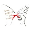 dekoracja motylek na lizak dziecko artysta biala 14 cm