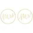 dekoracja mr i mrs partydeco 38 cm 2 szt