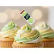 dekoracja muffinek na urodziny pikery tenis ozdoba na babeczki szpilki 6 szt