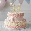 dekoracja na 1 urodziny roczek chlopca dziewczynki topper na tort personalizacja imie zloty