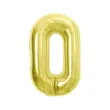 dekoracja na 10 20 30 40 50 60 70 80 urodziny balon foliowy cyfra 0 zloty jasny duzy 33 dgt