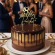 dekoracja na 18 30 40 50 60 70 80 90 urodziny topper na tort personalizacja imie zloty