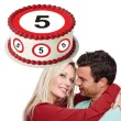 dekoracja na 18 30 40 50 60 70 urodziny oplatek na tort traffic birthday personalizacja 1 8